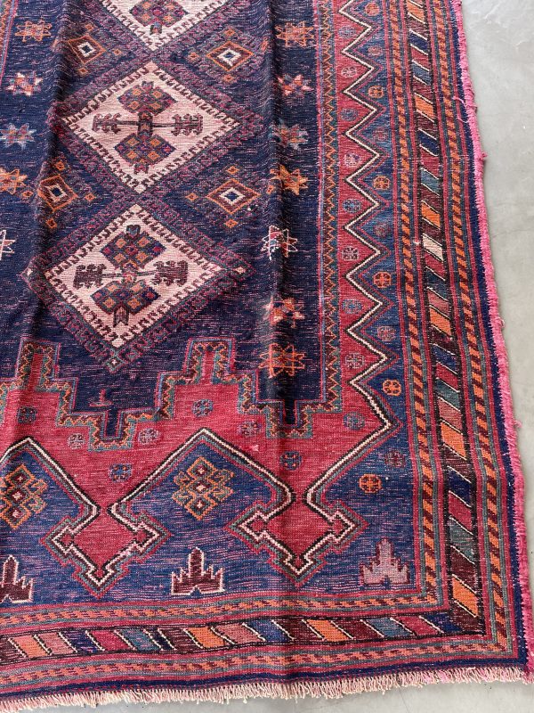 Persian Afshar Kilim 210 x 135 cm - Image 5