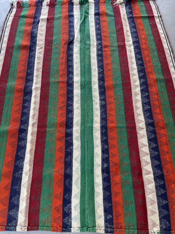 Persian Qashqaie Kilim 215 x 162 cm - Image 4