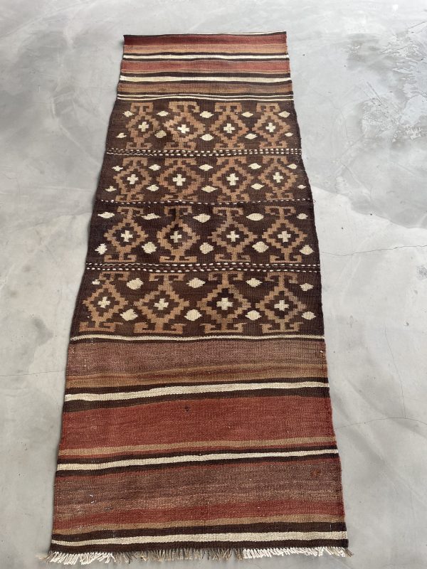 Persian Azerbaijan Kilim 194 x 76 cm - Image 4