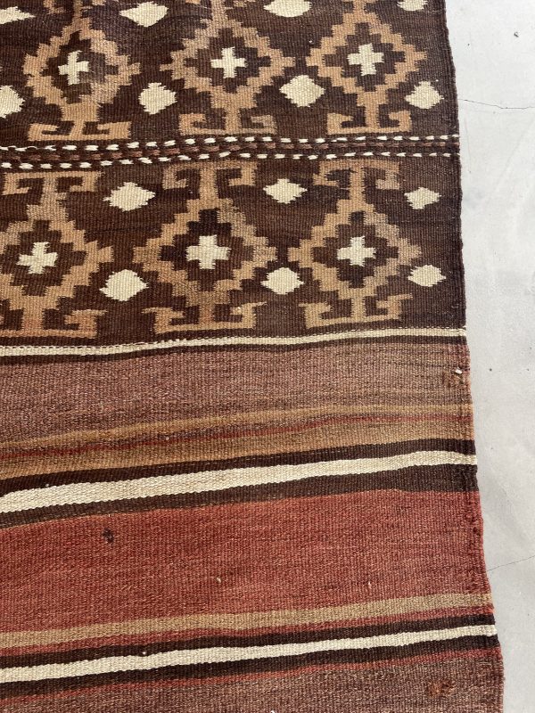 Persian Azerbaijan Kilim 194 x 76 cm - Image 5