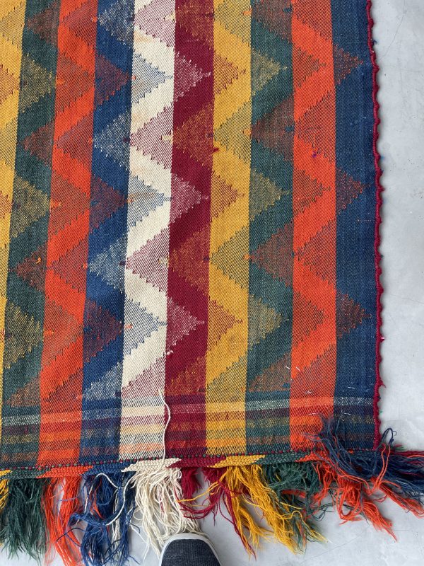 Persian Qashqaie Kilim 375 x 92 cm - Image 5