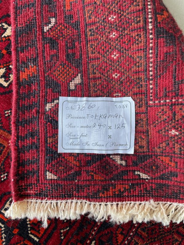 Persian Torkaman 240 x 125 cm - Image 2