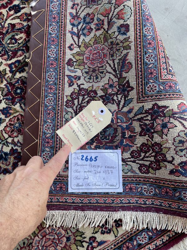 Persian Kashan 200 x 137 cm - Image 2