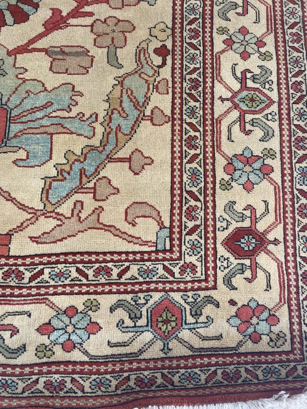 Persian Heriz Serapi 398 x 155 cm - Image 6