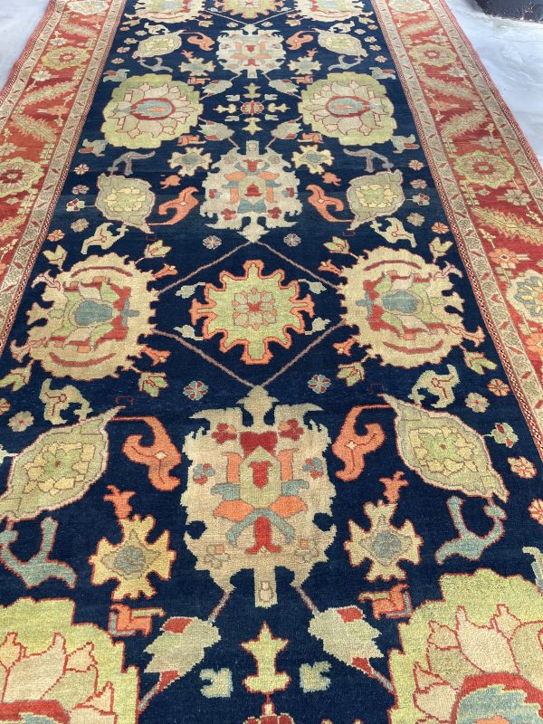 Persian Heriz Serapi 496 x 202 cm - Image 6
