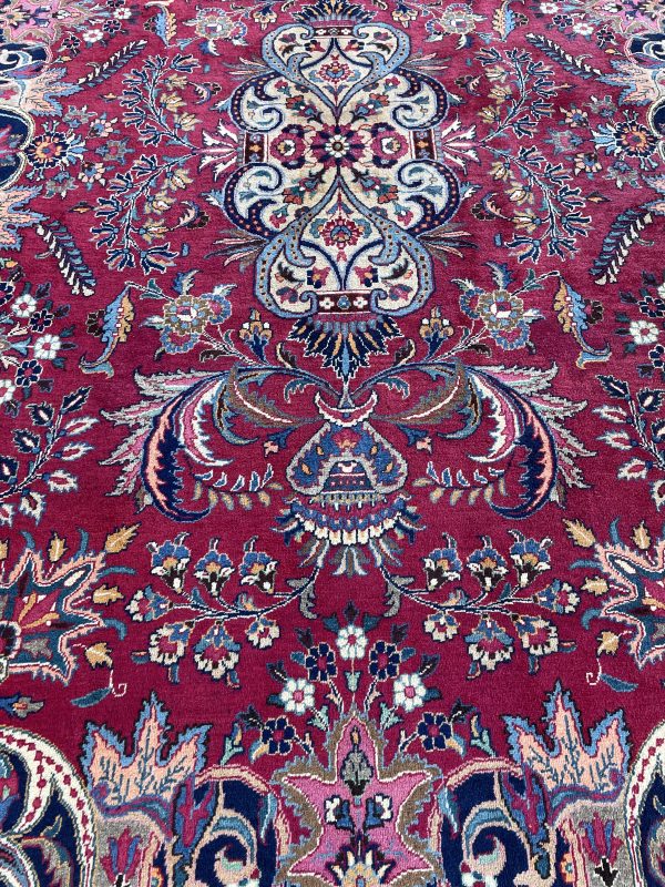 Persian Mashad “Farshchi” 307 x 196 cm - Image 5