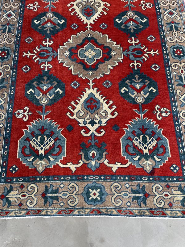 Persian Lezgi Antique 197 x 135 cm - Image 6