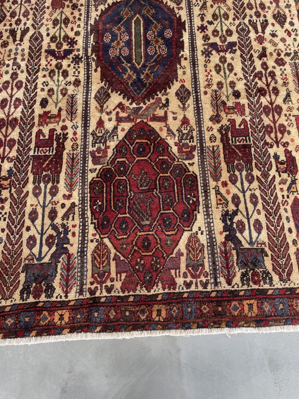 Persian Afshar 190 x 160 cm - Image 6