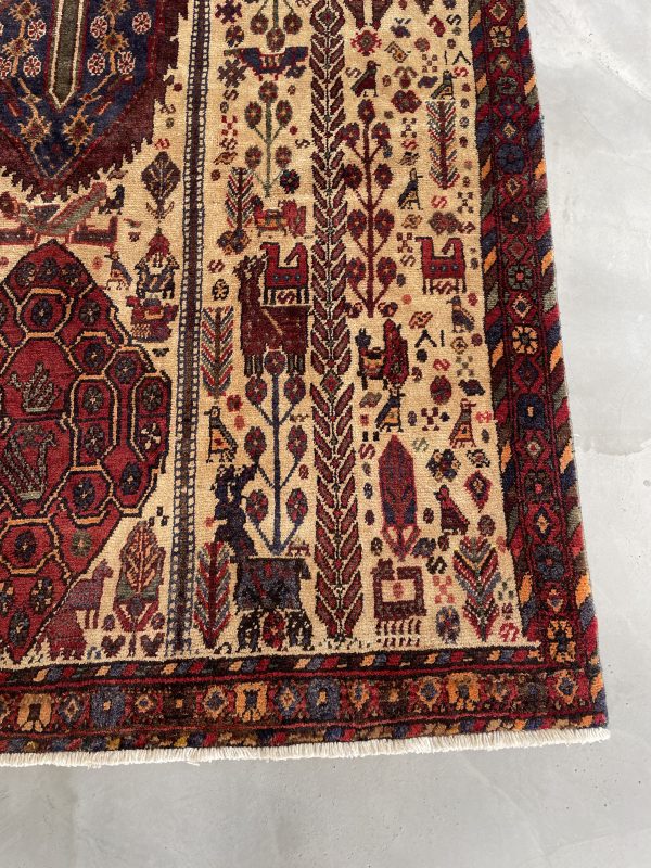 Persian Afshar 190 x 160 cm - Image 7