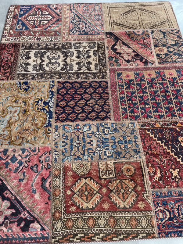 Persian Patchwork 200 x 155 cm - Image 4